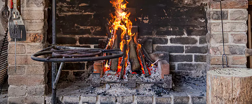 Cracked Electric Fireplace Bricks Repair Services  in Edmonton, AB